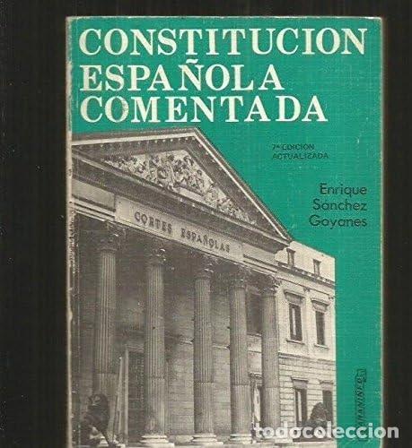 Libros: CONSTITUCION&nbsp;ESPA&Ntilde;OLA&nbsp;COMENTADA - Libros Sin Autor - Foto 1