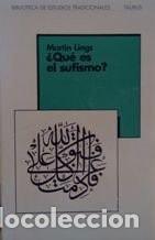 Libros: QUE ES EL SUFISMO? LINGS, MARTIN -