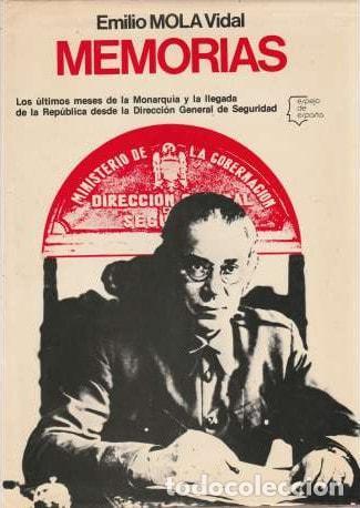 Libri di seconda mano: MEMORIAS DE MOLA MOLA EMILIO -