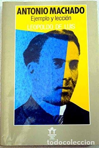 Livres: ANTONIO MACHADO: EJEMPLO Y LECCI&Oacute;N (COLECCI&Oacute;N INVESTIGACIONES) [TAPA BLANDA] LUIS, LEOPOLDO DE -