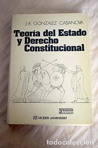 books: TEORIA DEL ESTADO Y DERECHO CONSTITUCIO - Casanova
