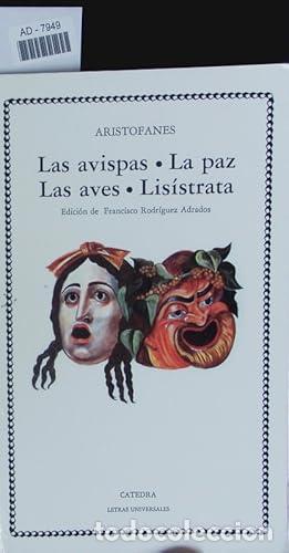 books: Las avispas; La paz; Las aves; Lis&iacute;strata - Arist&oacute;fanes