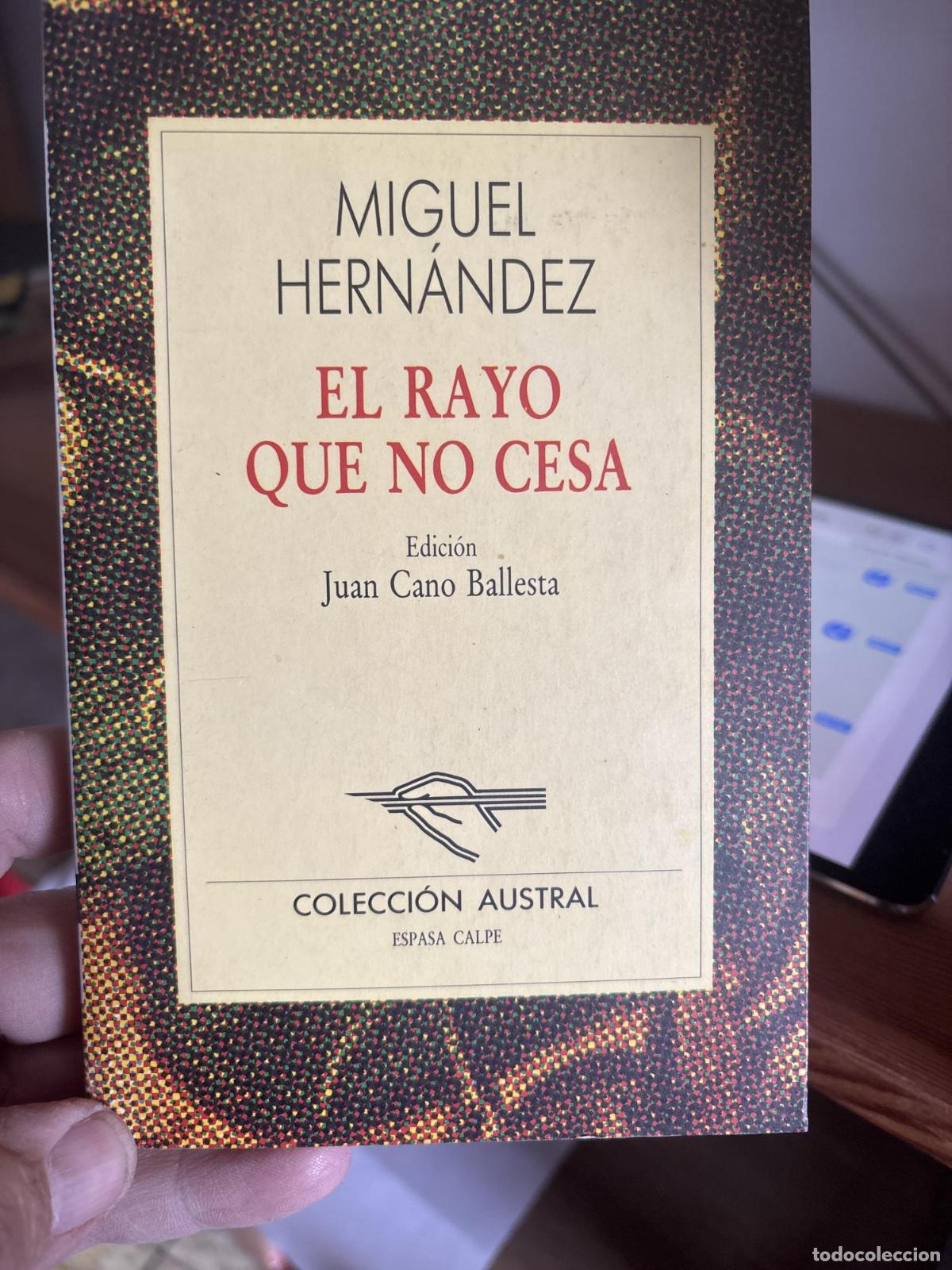 Libros: El rayo que no cesa - Miguel Hern&aacute;ndez - Foto 3