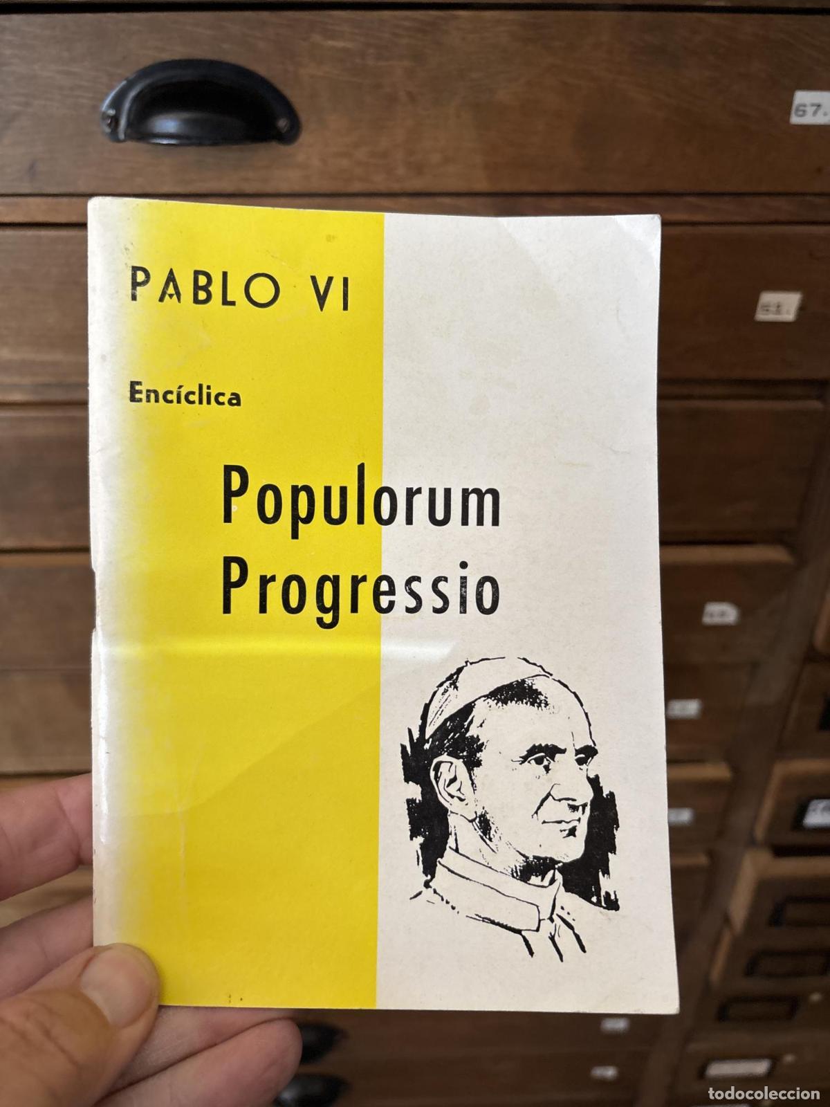 Libri di seconda mano: POPULORUM PROGRESSIO ENCICLICA -