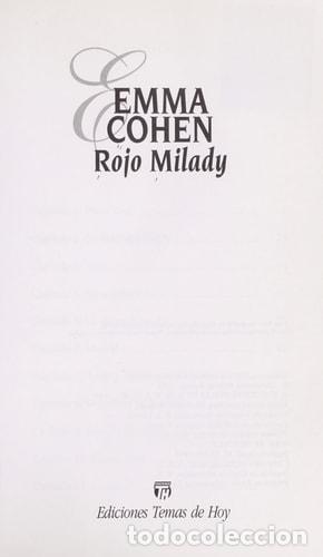 books: Rojo milady (Nueva novela romántica) (Spanish Edition) - Emma Cohen