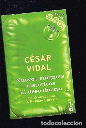 Libros: Nuevos enigmas historicos al descubierto De Nosrtradamus a Saddam Hussein - CESAR VIDAL