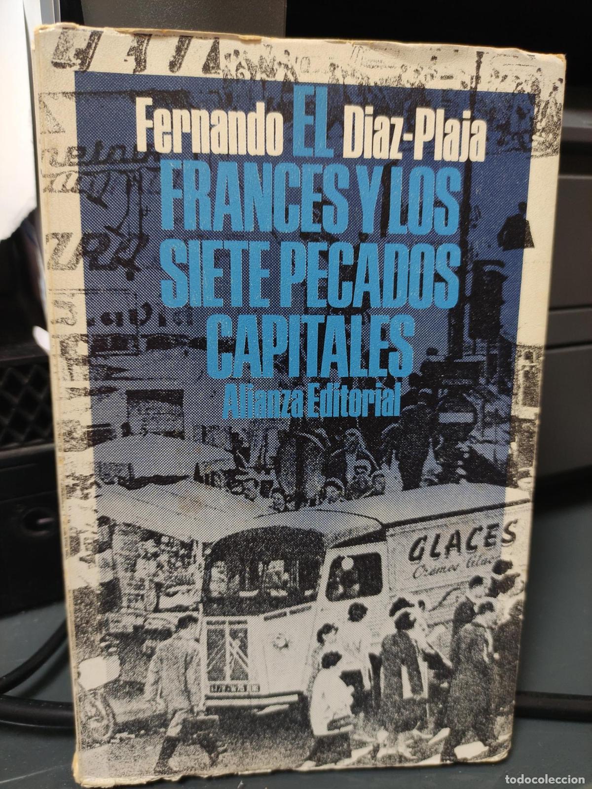 Libros: LOS SIETE PECADOS CAPITALES DE FERNANDO DIAZ PLAJA - FERNANDO DIAZ PLAJA