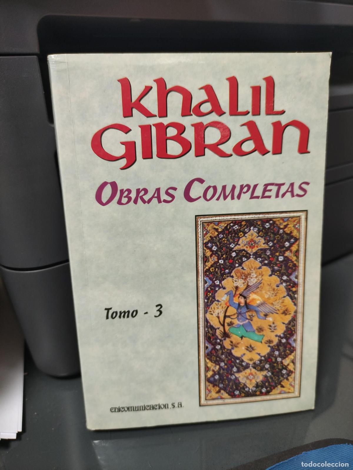 B&uuml;cher: Khalil Gibran Obras completas tomo 3 -