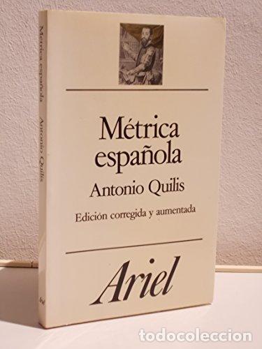Libri di seconda mano: M&eacute;trica espa&ntilde;ola - Antonio Quilis; Quillis