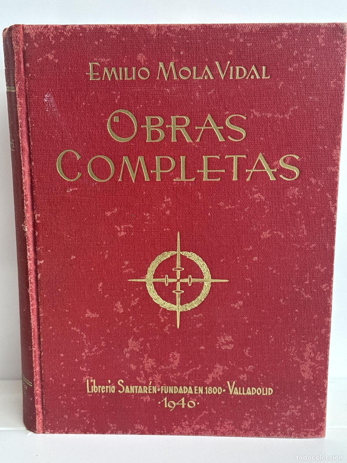 books: OBRAS COMPLETAS. EMILIO MOLA -