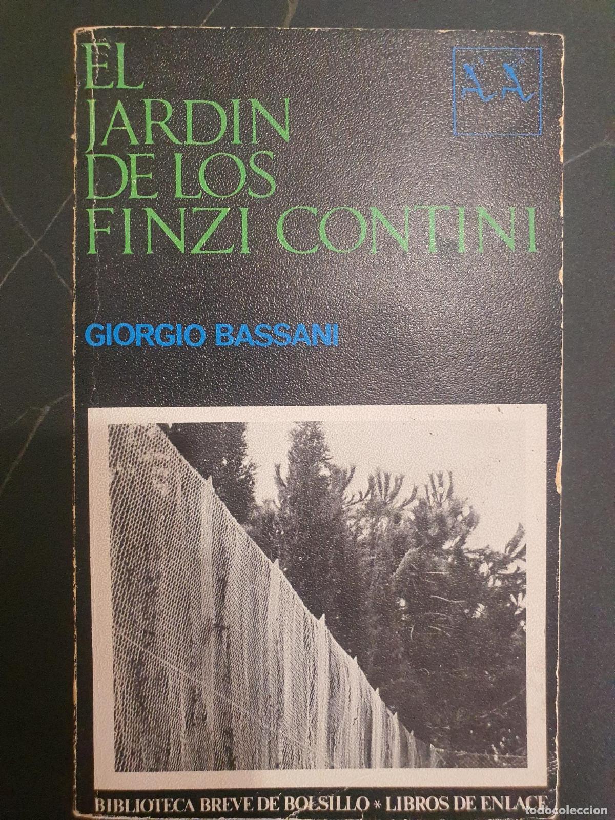 Livros em segunda m&atilde;o: El jard&iacute;n de los Finzi Contini - Giorgio Bassani