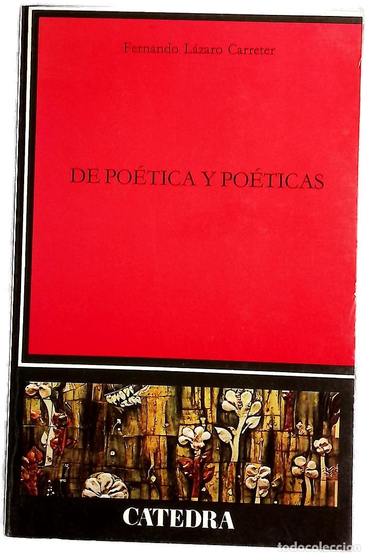 B&uuml;cher: De po&eacute;tica y po&eacute;ticas - L&aacute;zaro Carreter, Fernando