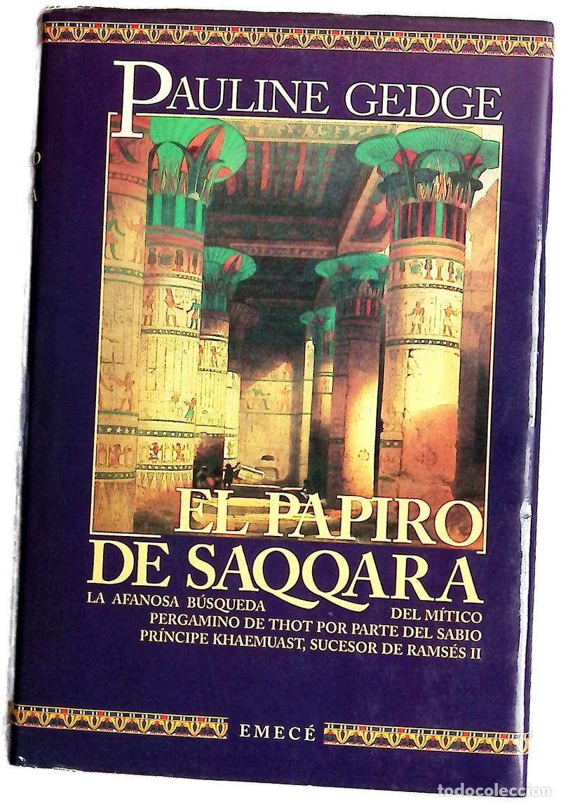 Libros: El papiro de Saqqara - Gedge, Pauline