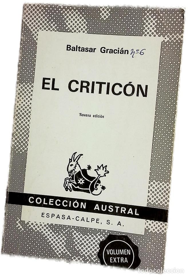 B&uuml;cher: El Critic&oacute;n - Graci&aacute;n, Baltasar; Quiles, Ismael