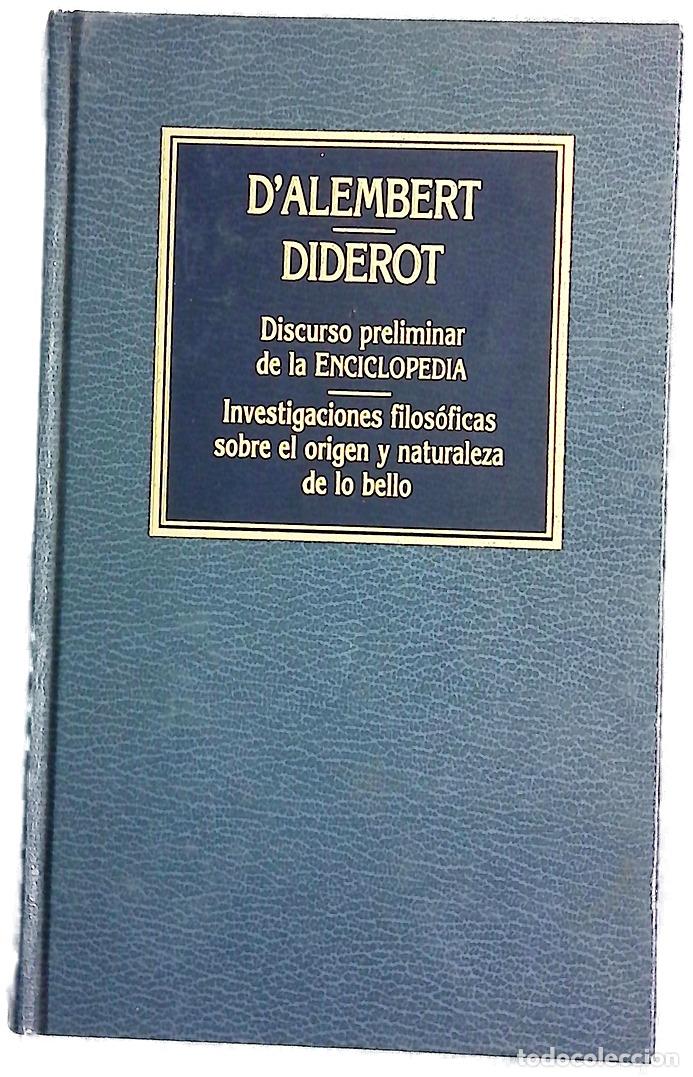 Libros: Discurso preliminar de la enciclopedia