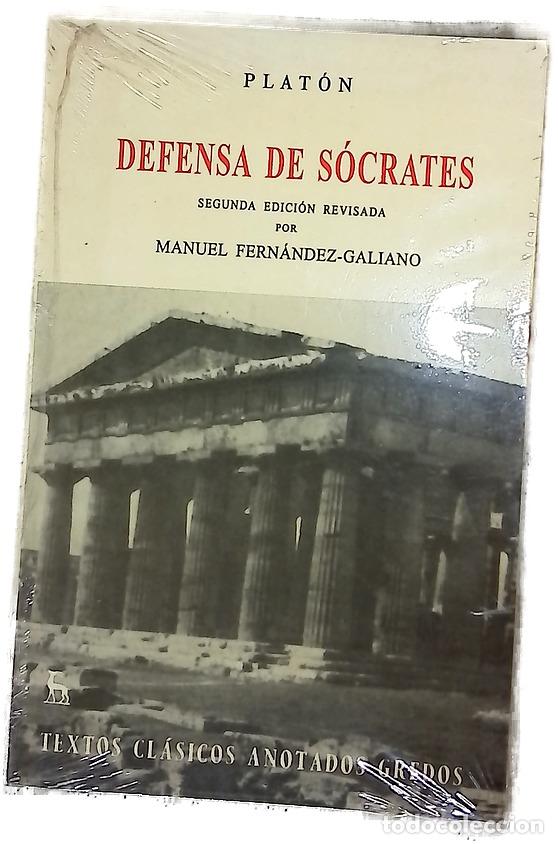 Libros: Defensa de S&oacute;crates - Plat&oacute;n; Fern&aacute;ndez-Galiano, Manuel