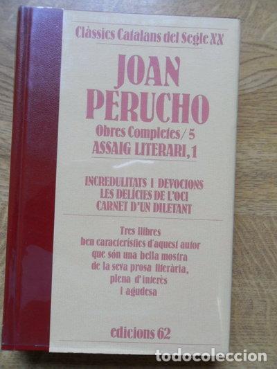 Livros em segunda m&atilde;o: Obres completes V.: Assaig literari I- 9788429730760