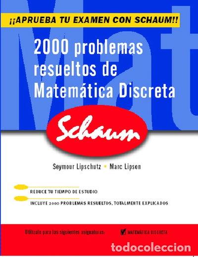Libros: 2000 Problemas resueltos de matem&aacute;tica discreta- 9788448142780