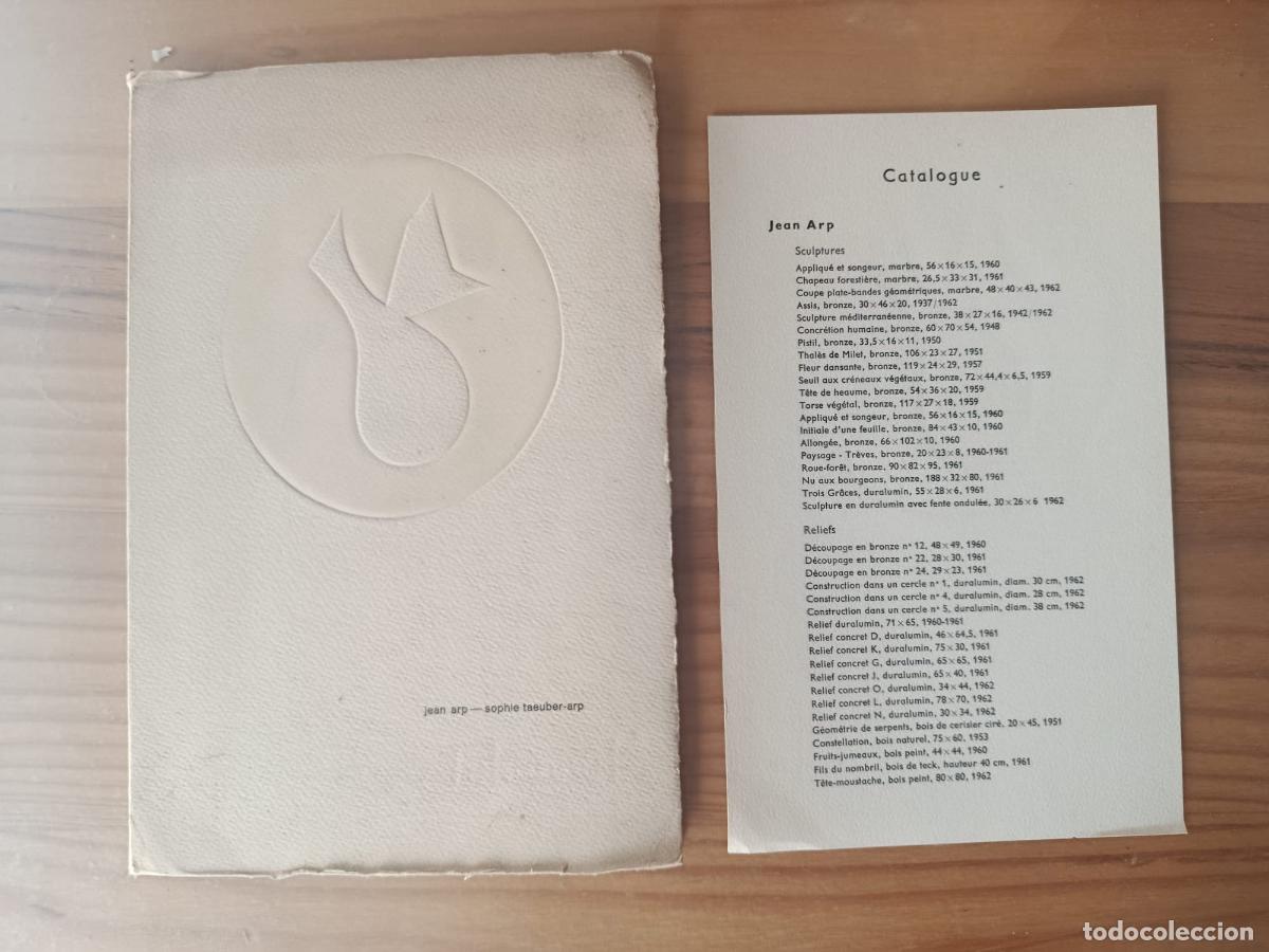 B&uuml;cher: Arp. Galerie Denis Ren&eacute;, Paris, 1962 - Taeuber-Arp, Sophie