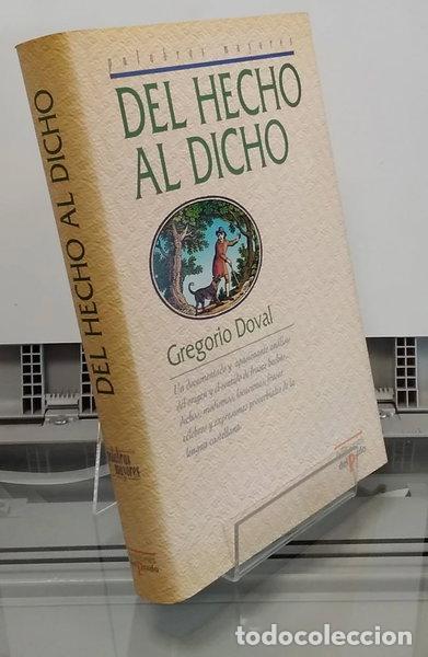B&uuml;cher: Del hecho al dicho- 9788478387229