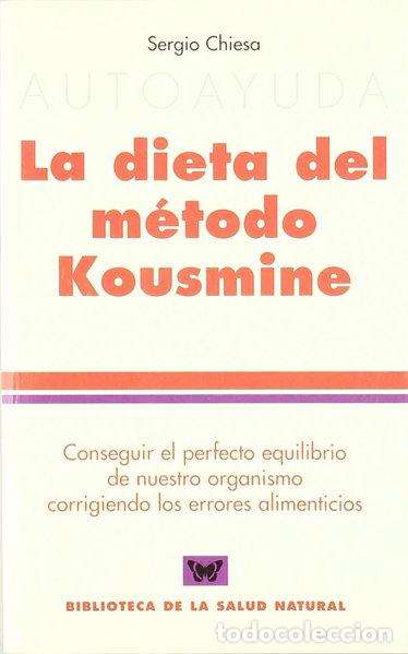Libros: La dieta del m&eacute;todo Kousmine- 9788496194120