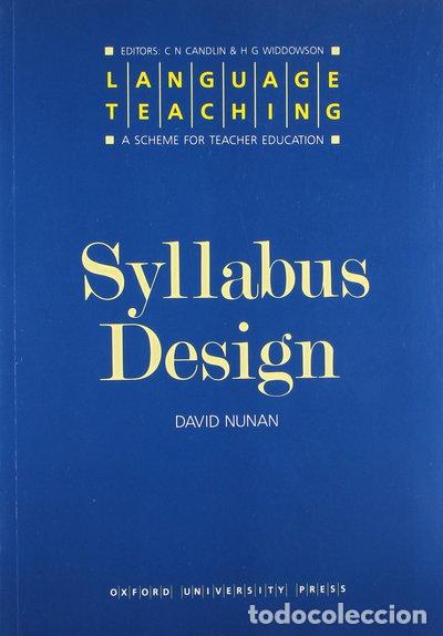 Libri di seconda mano: Syllabus Design- 9780194371391