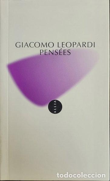 Libros: Pens&eacute;es- 9782911188138