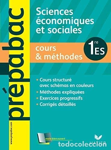 Libros: Sciences &eacute;conomiques et sociales 1e ES: Cours & m&eacute;thodes- 9782218923210