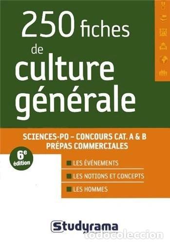 Libros: 250 fiches de culture g&eacute;n&eacute;rale- 9782759020126