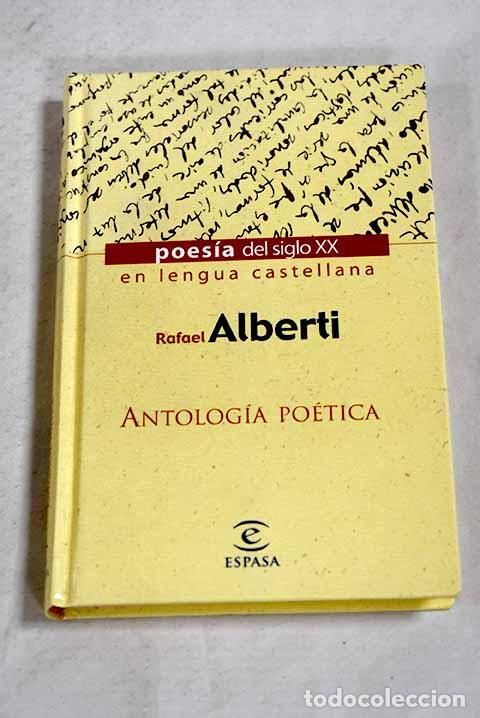 Libros: Antolog&iacute;a po&eacute;tica: Alberti, Rafael.- Alberti, Rafael