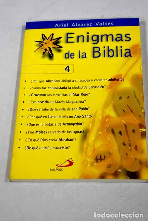 Libri di seconda mano: Enigmas de la Biblia. N&ordm; 4.- &Aacute;lvarez Vald&eacute;s, Ariel