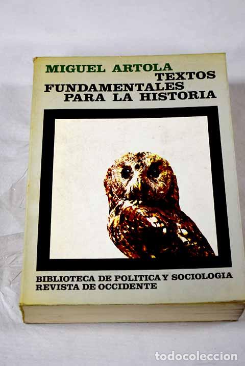 Livros em segunda m&atilde;o: Textos fundamentales para la historia