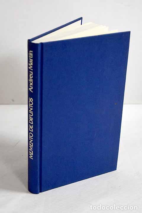 Libros: Memento de difuntos: Mart&iacute;n, Andreu.- Mart&iacute;n, Andreu