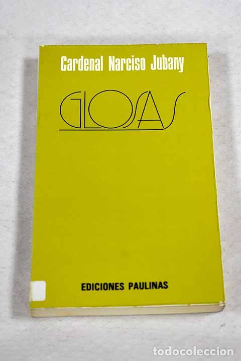 B&uuml;cher: Glosas: Jubany i Arnau, Narc&iacute;s.- Jubany i Arnau, Narc&iacute;s