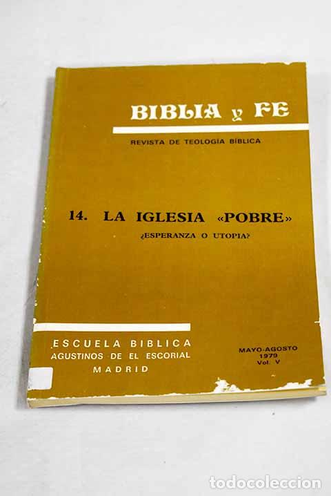 Libros: Biblia y fe: revista. N&ordm; 14