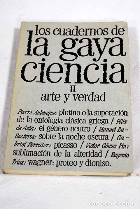 Libros: Los Cuadernos de la Gaya Ciencia. N&ordm; II