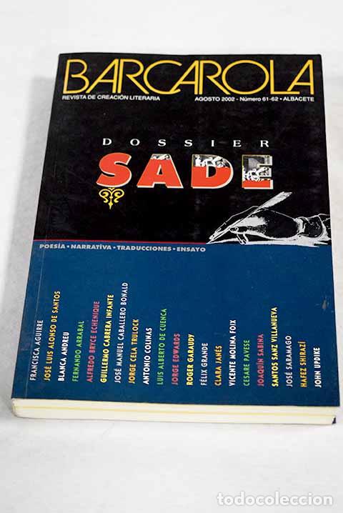 Libros: Barcarola: revista. N&ordm; 61-62