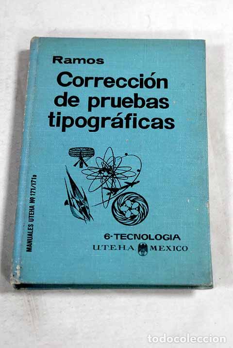books: Correcci&oacute;n de pruebas tipogr&aacute;ficas.- Ramos Mart&iacute;nez, R.