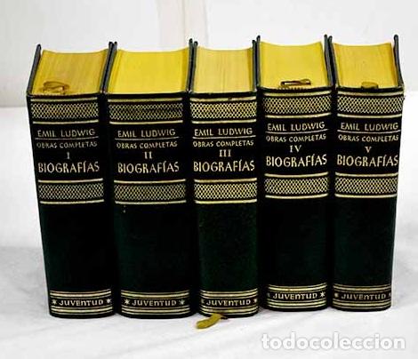 Libros: Obras completas: biograf&iacute;as.- Ludwig, Emil