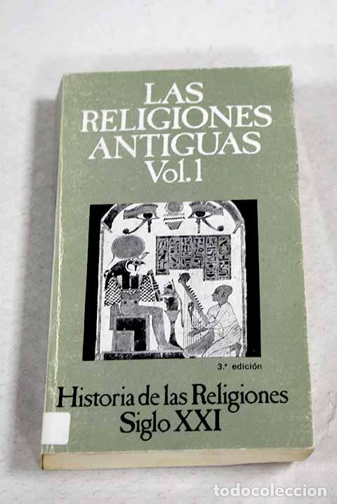 books: Las religiones antiguas, tomo I