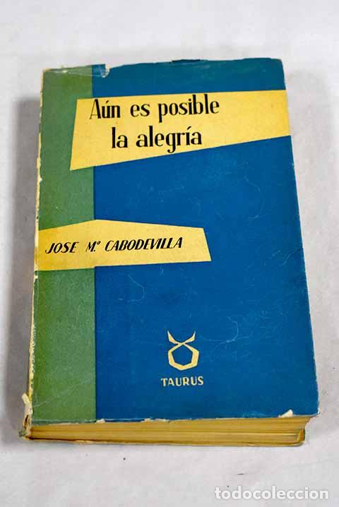 books: A&uacute;n es posible la alegr&iacute;a.- Cabodevilla, Jos&eacute; Mar&iacute;a