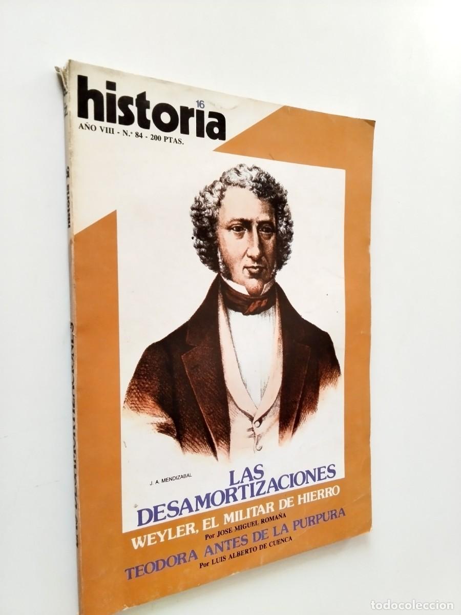 Libros: VV. AA. - Las desamortizaciones. Weyler, el militar de hierro. Teodora antes de la p&uacute;rpura (Historia