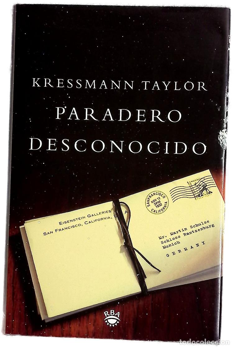 Libros: Paradero desconocido - Taylor, Kathrine Kressmann