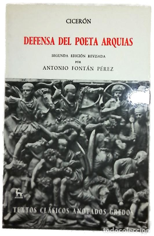 Libros: Defensa del poeta Arquias