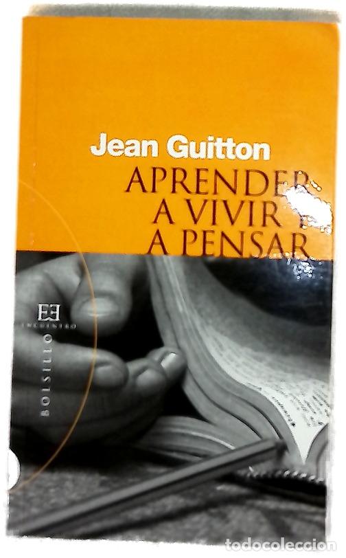 books: Aprender a vivir y a pensar