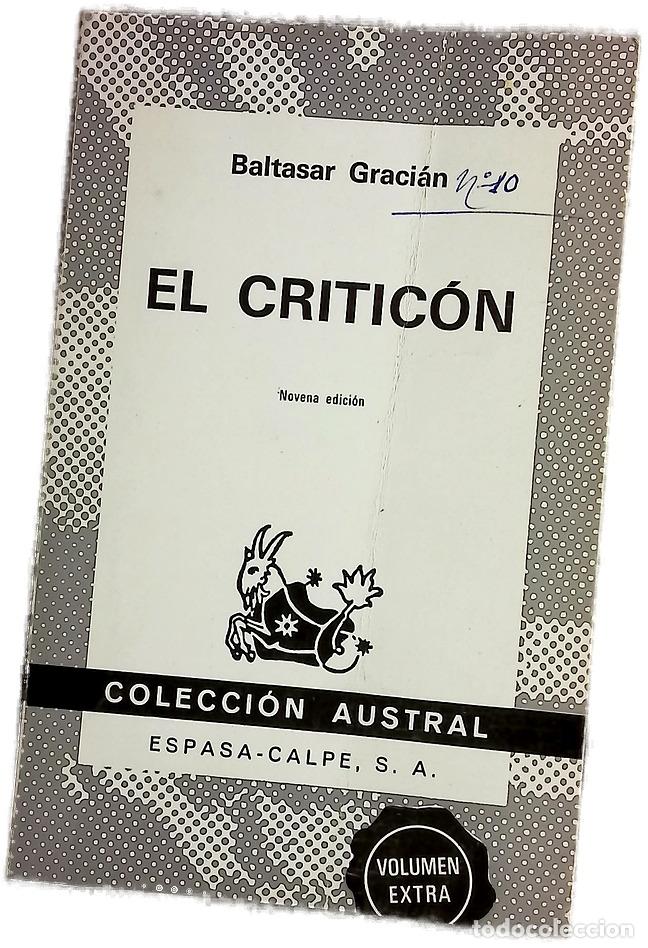 B&uuml;cher: El Critic&oacute;n - Graci&aacute;n, Baltasar; Quiles, Ismael