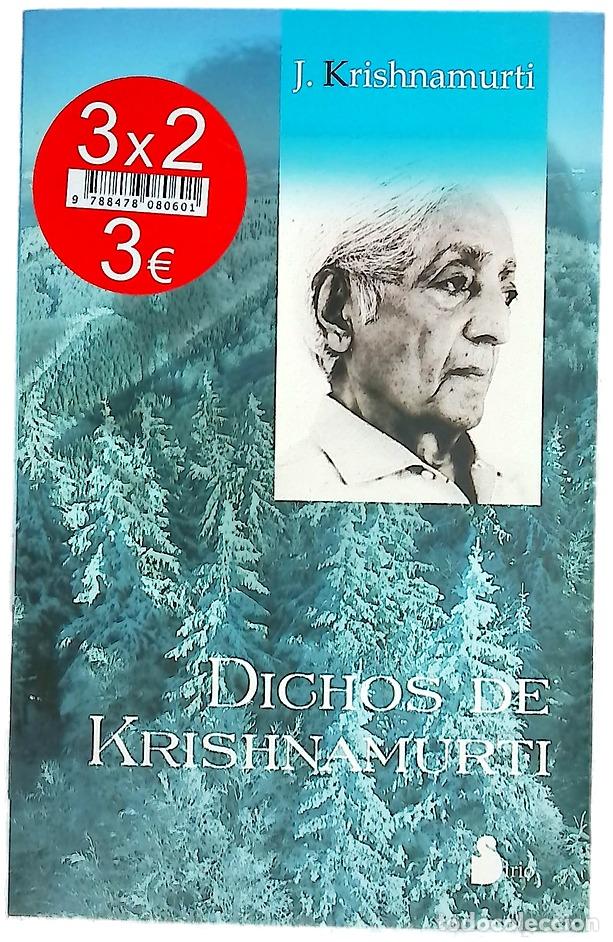 Libros: Dichos de Krishnamurti - Krishnamurti, J