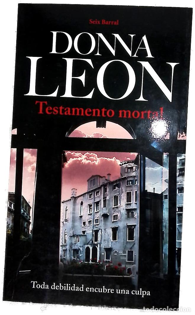 Libros: Testamento mortal - Leon, Donna; Villacampa, Vicente