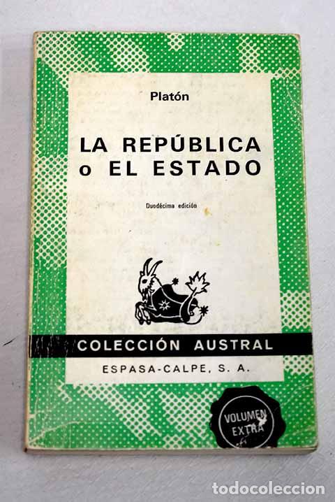 Libros: La rep&uacute;blica: Plat&oacute;n.- Plat&oacute;n