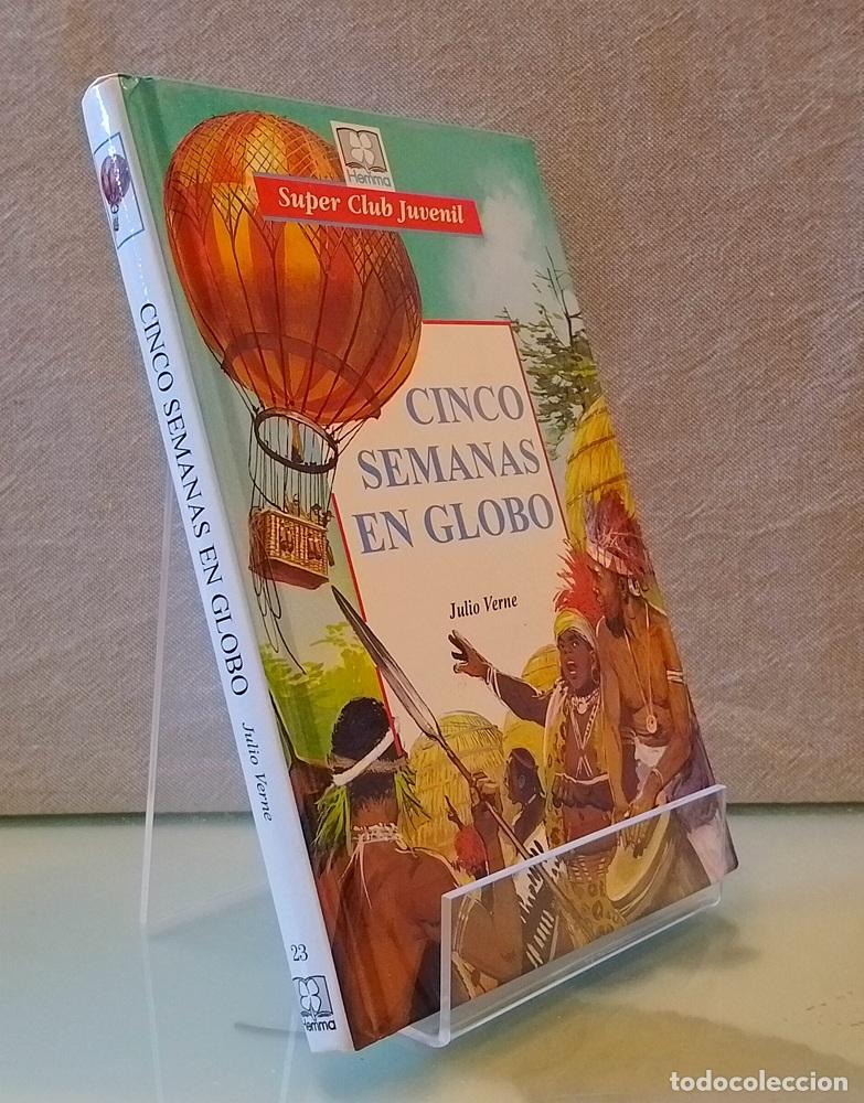 Libros: Cinco semanas en globo (adaptado) - Julio Verne - Foto 1
